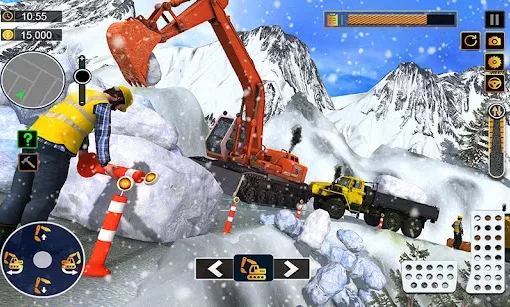 Мобильное приложение "Тяжелый экскаватор Rock Mining"