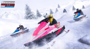 Мобильный симулятор снегохода Offroad Snow Mountain Drive